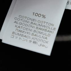 Pre Owned Brunello Cucinelli Black Striped Cotton Tapered Pants M