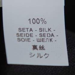 Pre Owned Brunello Cucinelli Metallic Brown Silk Sleeveless Top XXL