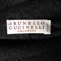 Brunello Cucinelli Color Block Cashmere Turtleneck Poncho (One Size)
