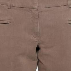Brunello Cucinelli Brown Cotton Trouser L