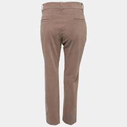 Brunello Cucinelli Brown Cotton Trouser L