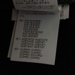 Pre Owned Brunello Cucinelli Charcoal Grey Wool Tapered-Leg Trousers S