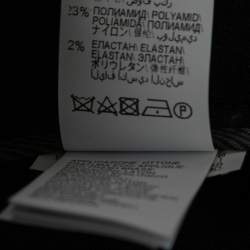 Pre Owned Brunello Cucinelli Charcoal Grey Wool Tapered-Leg Trousers S