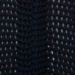 Pre Owned Brunello Cucinelli Navy Blue Crochet-Knit Hooded Cardigan M