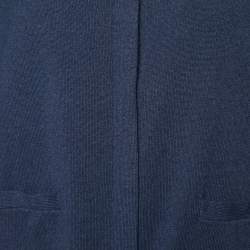 Pre Owned Brunello Cucinelli Dark Grey Cashmere Button Front Cardigan XL