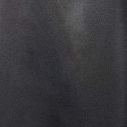 Pre Owned Brunello Cucinelli Dark Grey Silk Satin Trim Detail Tank Top S