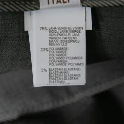 Brunello Cucinelli Grey Wool Slim Fit Trousers S