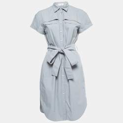 BRUNELLO CUCINELLI Cotton-poplin midi shirt dress