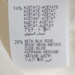 Pre Owned Brunello Cucinelli White Cotton Embellished Tunic Dress XS