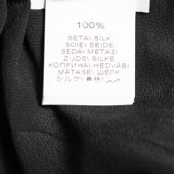 Brunello Cucinelli Grey Silk Midi Skirt S