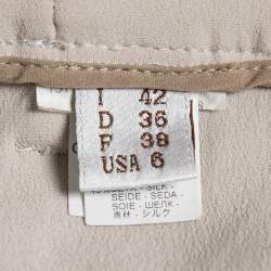 Brunello Cucinelli Light Grey Suspender Trousers M