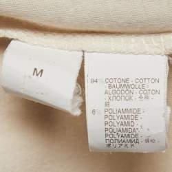 Brunello Cucinelli Cream Stretch Cotton Top & Joggers Set M