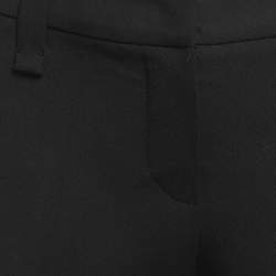 Brunello Cucinelli Black Wool Cropped Trousers S
