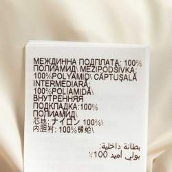 Pre Owned Brunello Cucinelli Brown Nylon Padded Hooded Gilet 2XL