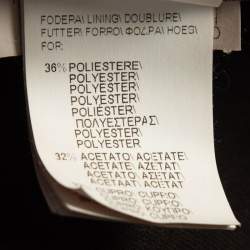 Pre Owned Brunello Cucinelli Black Embellished Gabardine Trousers L