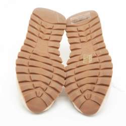 Pre Owned Brunello Cucinelli Grey Suede Lace Up Sneakers Size 40