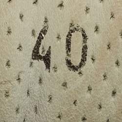 Pre Owned Brunello Cucinelli Size 40 Burgundy/White Leather Lace Up Sneakers