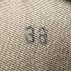 Pre Owned Brunello Cucinelli Size 38 Multicolor Suede and Wool Low Top Sneakers