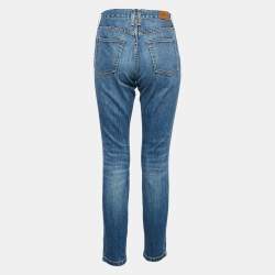 Burberry Brit Blue Denim Relax Skinny Fit Jeans S Waist 26"