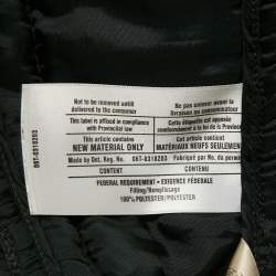 Pre Owned Burberry Brit Black Synthetic Detachable Fur Collar-Cuff Zip-Up Jacket M