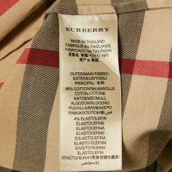 Burberry Brit Beige Nova Check Cotton Long Sleeve Shirt XS