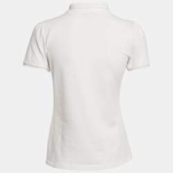 Burberry Brit White Cotton Pique Polo T-Shirt M