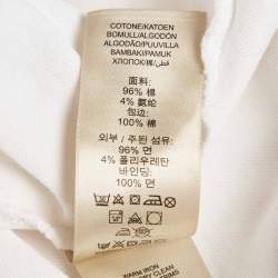 Burberry Brit White Cotton Pique Polo T-Shirt M