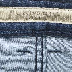 Burberry Brit Blue Denim Skinny Cropped Jeans S Waist 27"