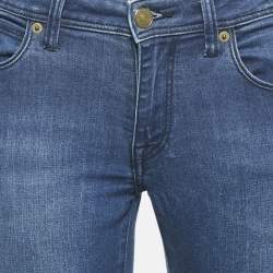 Burberry Brit Blue Denim Skinny Cropped Jeans S Waist 27"