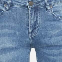 Burberry Brit Blue Faded Denim Skinny Jeans S Waist 26"