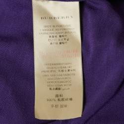 Burberry Brit Purple Jersey Scoop Neck T-Shirt S