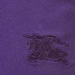 Burberry Brit Purple Jersey Scoop Neck T-Shirt S