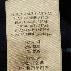 Pre Owned Burberry Brit Grey Checked Cotton Tunic L