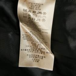 Pre Owned Burberry Brit Black Wool Blend Short Coat S 