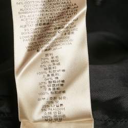 Pre Owned Burberry Brit Black Wool Blend Short Coat S 