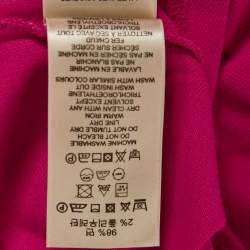 Pre Owned Burberry Brit Pink Pique Polo T-Shirt S