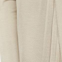 مملوكة مسبقًا Burberry Brit Beige Jersey Open Front Cardigan XS