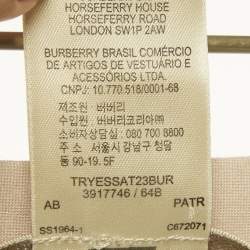 مملوكة مسبقًا Burberry Brit Beige Jersey Open Front Cardigan XS