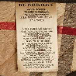 Pre Owned Burberry Brit Black Nylon Quilted Jacket M