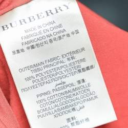 Burberry Brit Dark Orange Sleeveless Mini Dress S