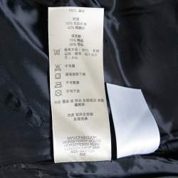 Pre Owned Burberry Brit Navy Blue Down Quilted Synthetic Long Sleeve Jacket XS