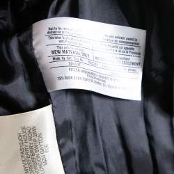 Pre Owned Burberry Brit Navy Blue Down Quilted Synthetic Long Sleeve Jacket XS