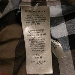 Pre Owned Burberry Brit Nova Check Cotton Shirt S