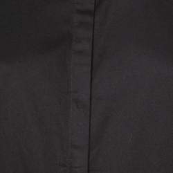 Burberry Brit Black Cotton Epaulette Detailed Shirt XS