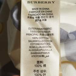 Burberry Brit Mauve Exploded Check Print Cotton Button Front Shirt S