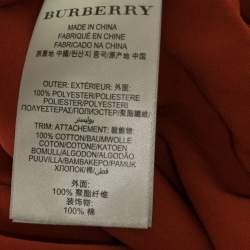 Burberry Brit Brown Button Front Sleeveless Mini Dress M