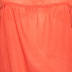 Burberry Brit Red Cotton Sleeveless Jumpsuit L