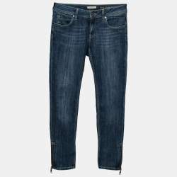 Burberry Brit Blue Denim Skinny Leg Jeans S