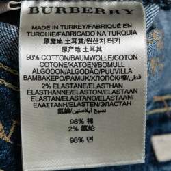Burberry Brit Blue Denim Skinny Leg Jeans S
