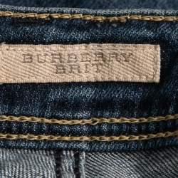 Burberry Brit Blue Denim Skinny Leg Jeans S